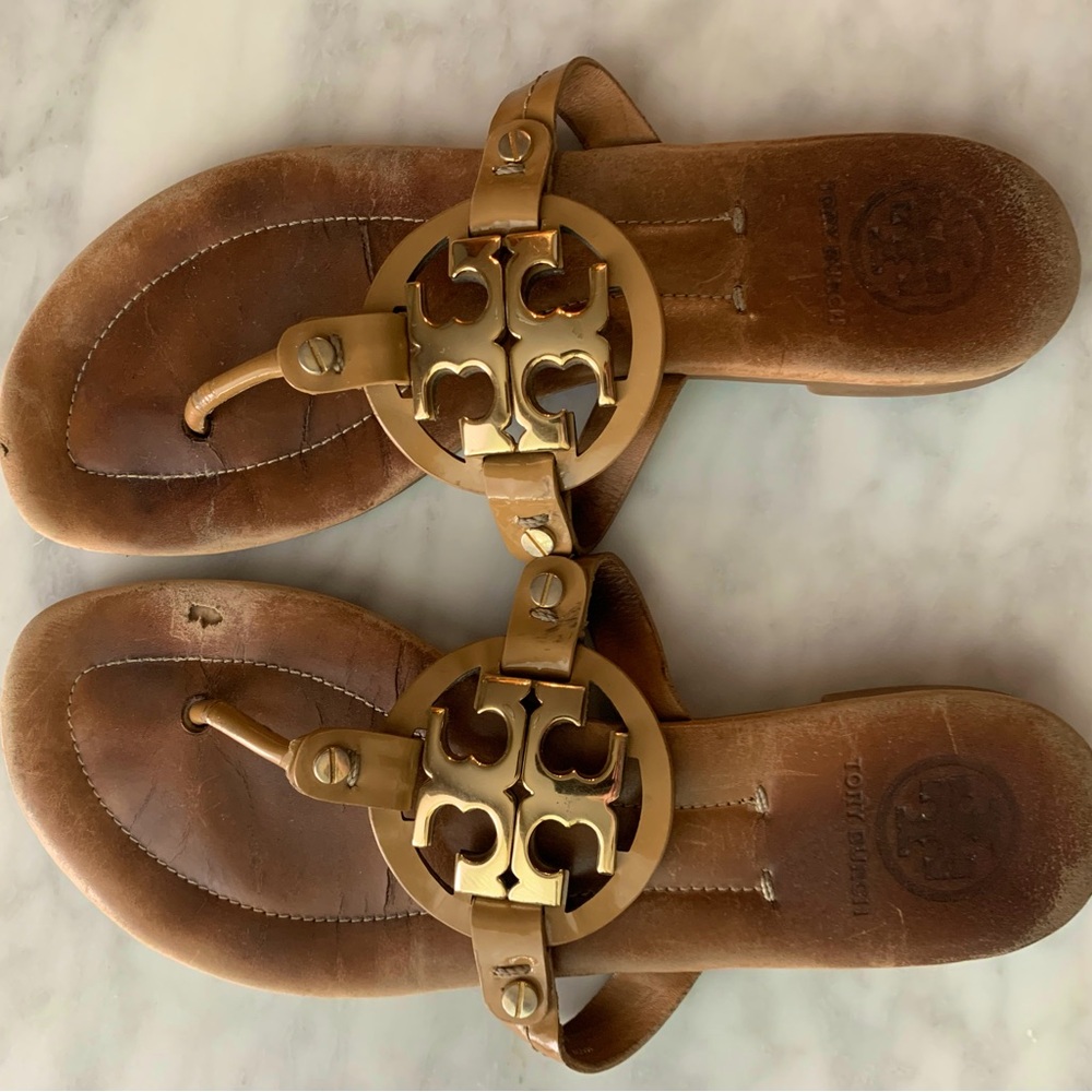 Brown Tori Burch Sandals